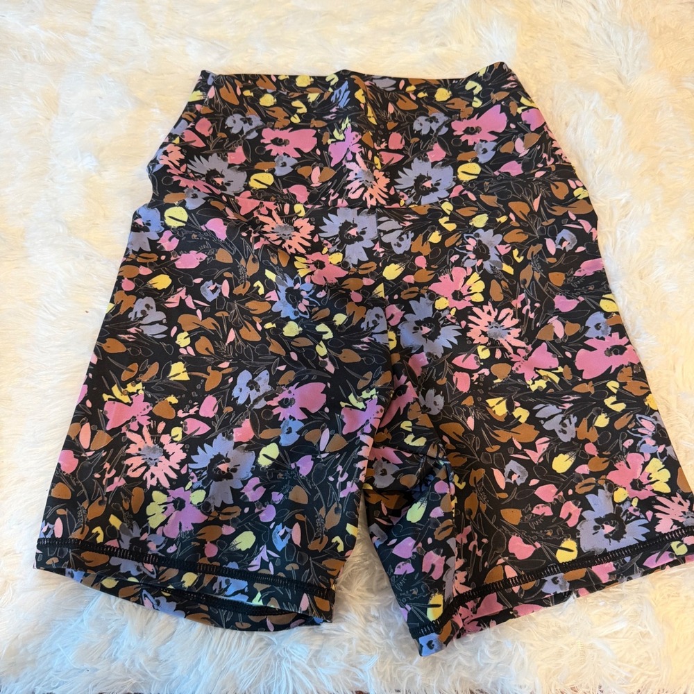 Women's Colorful soft Saltwater luxe Biker shorts Sz S floral